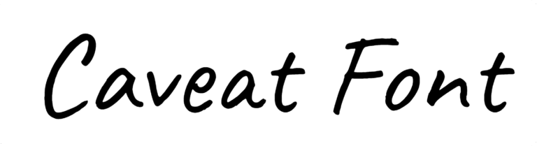 Caveat Font Download