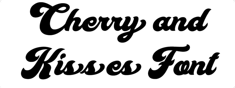 Cherry and Kisses Font Download