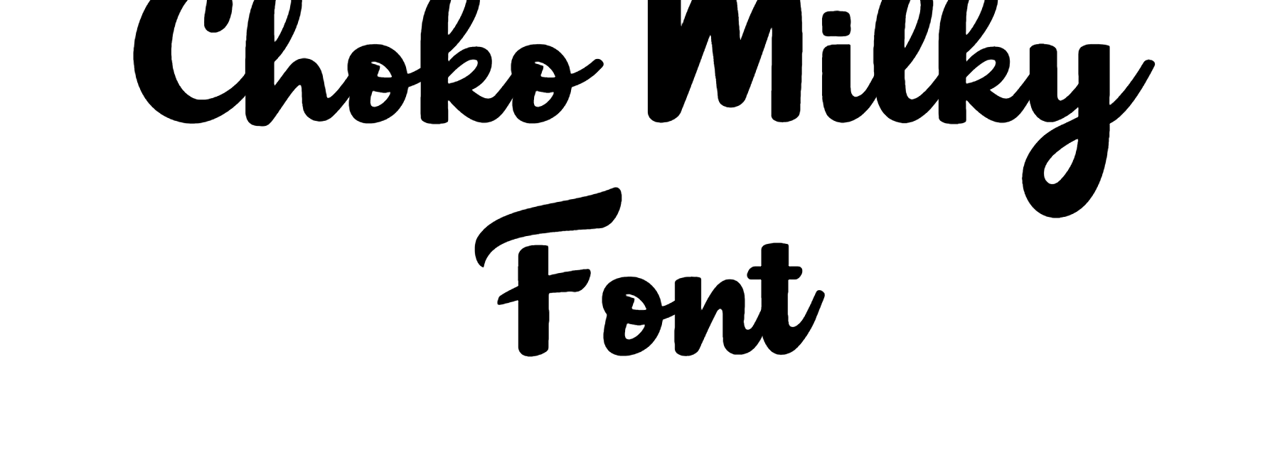 Choko Milky Font Download