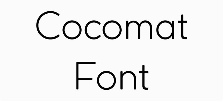 Cocomat Font Download