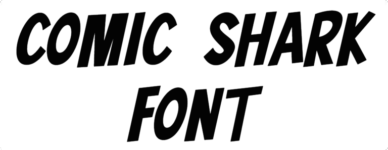 Comic Shark Font Download