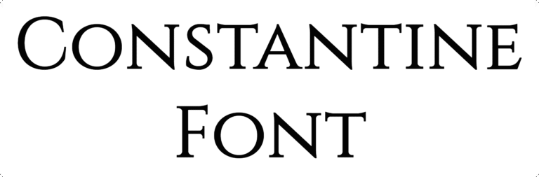Constantine Font Download