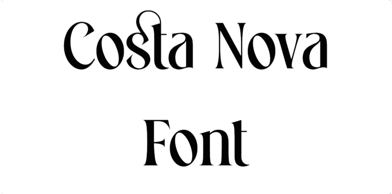 Costa Nova Font Download