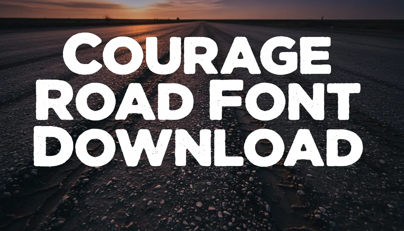 Courage Road Font Download