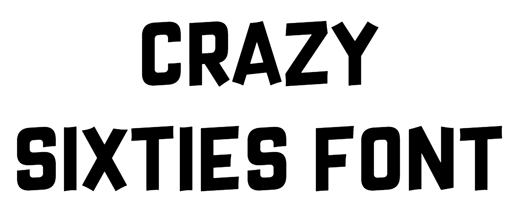 Crazy Sixties Font Download