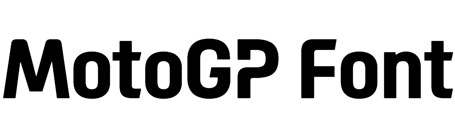MotoGP Font free Download