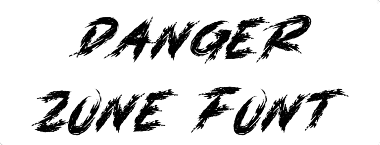 Danger Zone Font Download