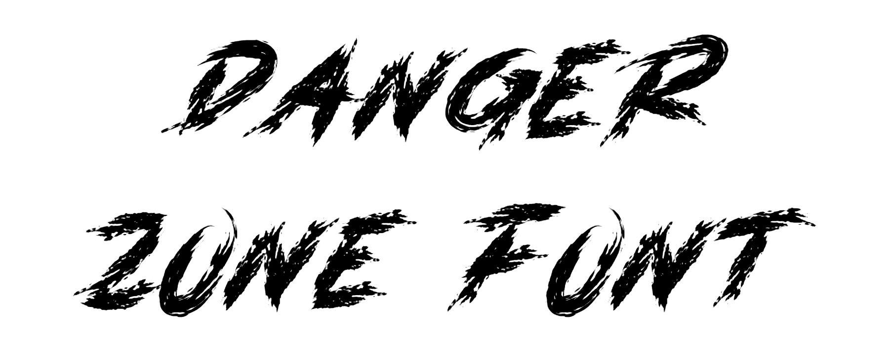 Danger Zone Font Download
