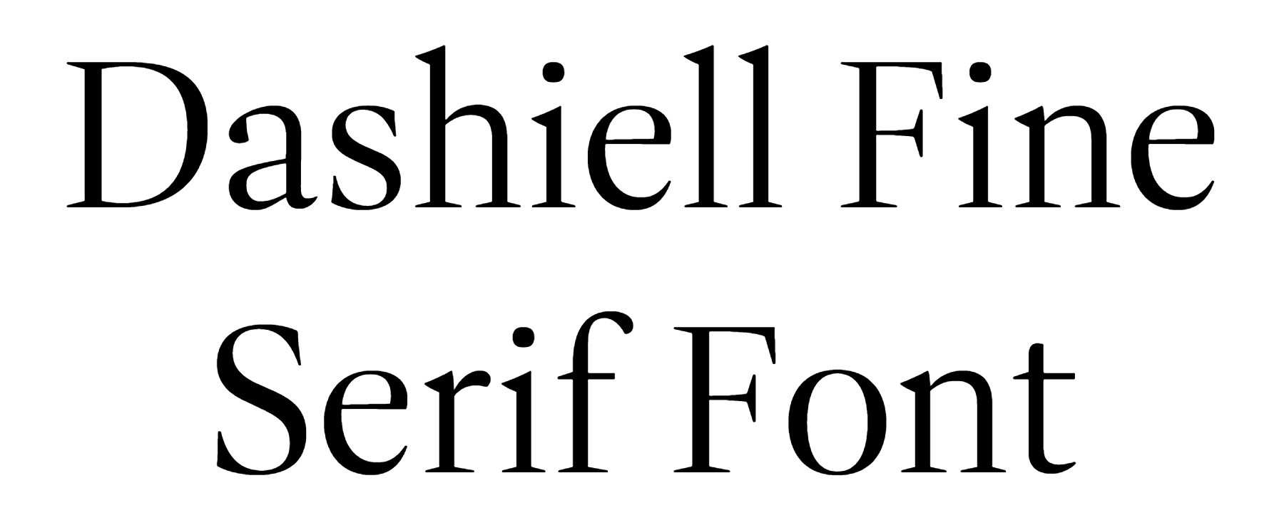 Dashiell Fine Serif Font Download