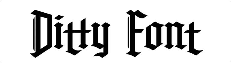 Ditty Font Download