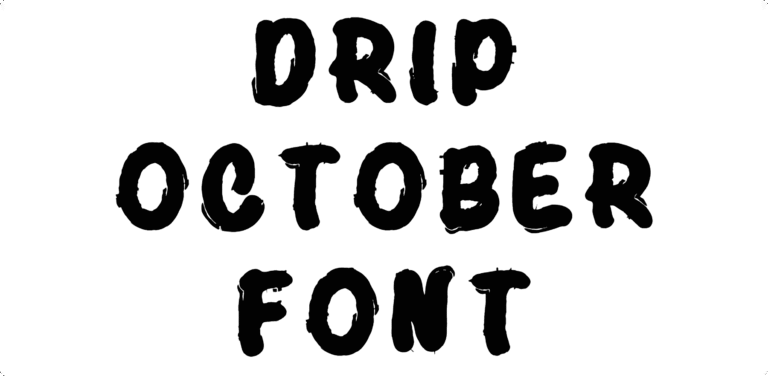 Drip October Font Download