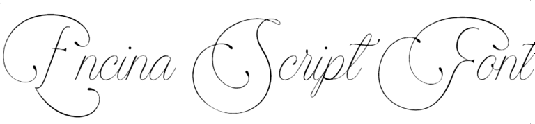 Encina Script Font Download