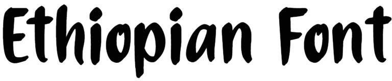 Ethiopian Font Download