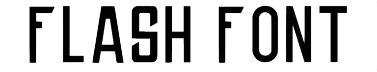 Flash Font Download