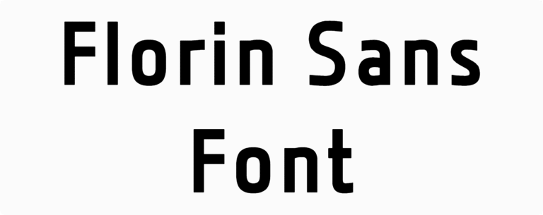 Florin Sans Font Download