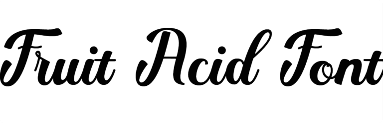 Fruit Acid Font Download