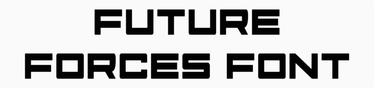Future Forces Font Download