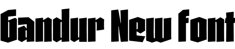 Gandur New Font Download