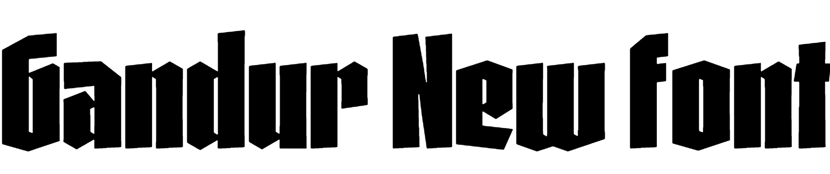 Gandur New Font Download