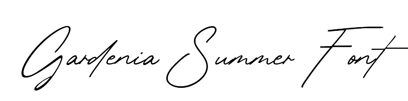 Gardenia Summer Font