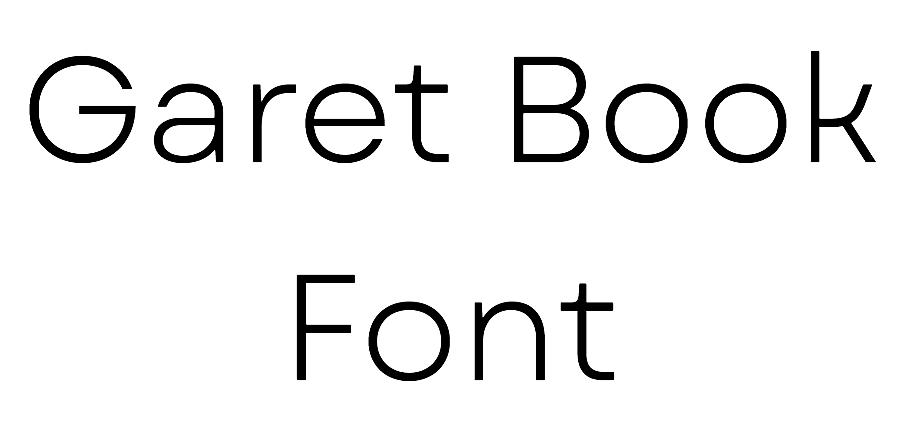 Garet Book Font Download