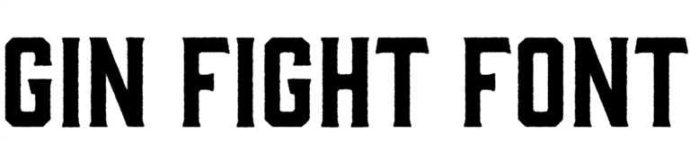 Gin Fight Font Download