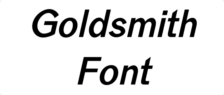 Goldsmith Font Download