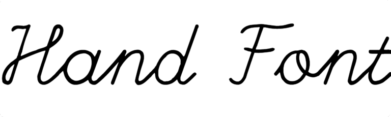 Hand Font Download