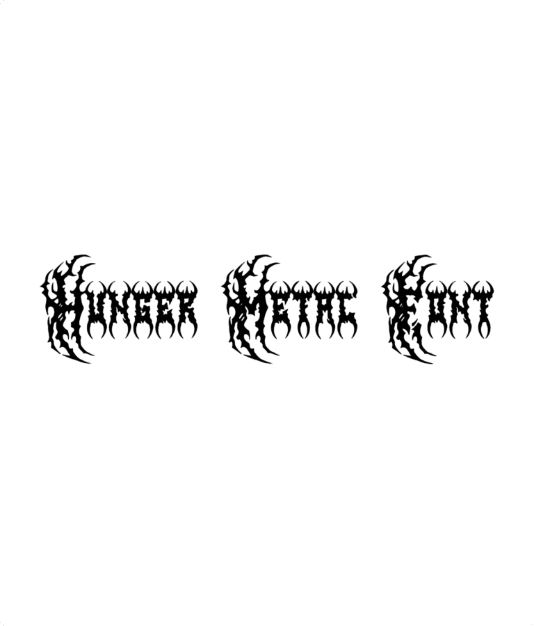Hunger Metal Font Download
