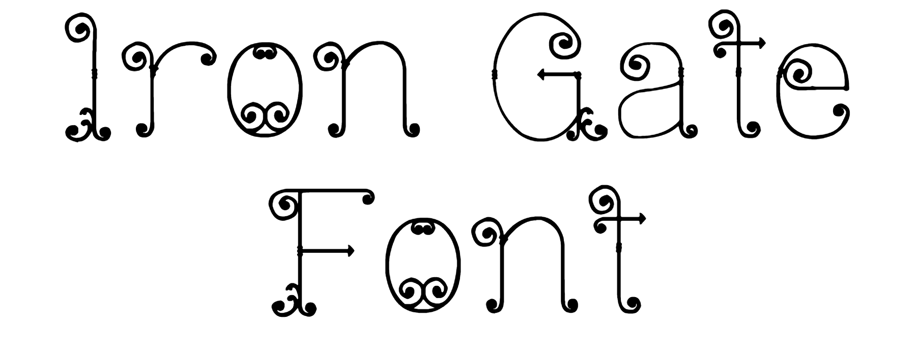 Iron Gate Font Download