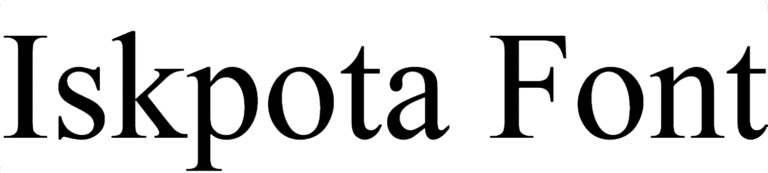 Iskpota Font Download
