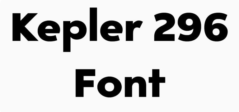 Kepler 296 Font Download