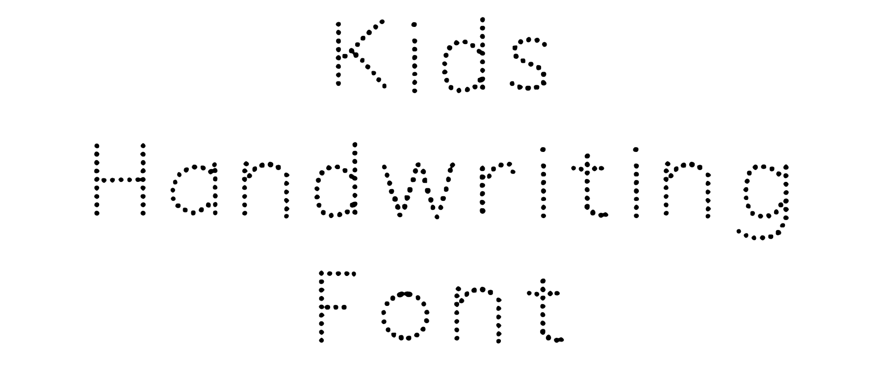 Kids Handwriting Font Download