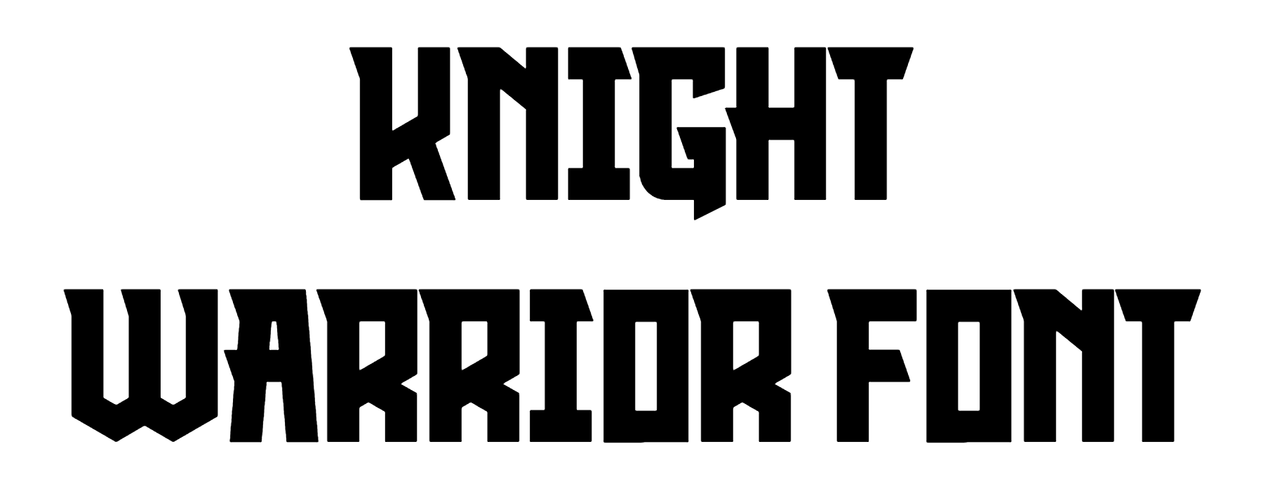 Knight Warrior Font Download