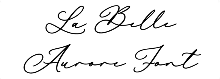 La Belle Font Download
