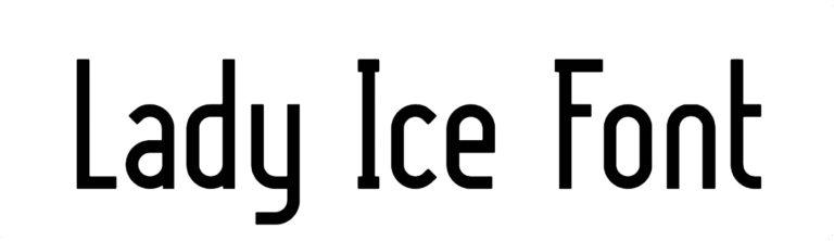Lady Ice Font Download
