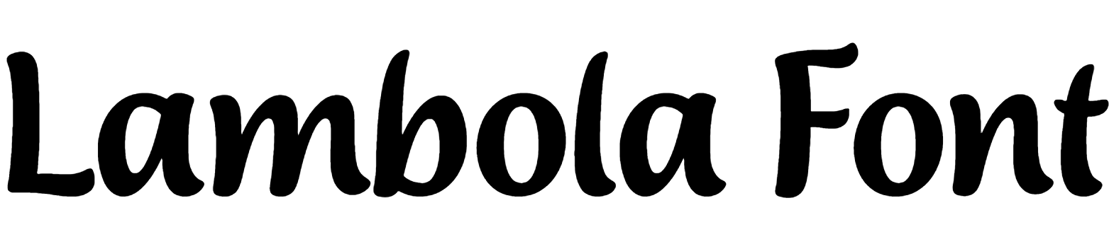 Lambola Font Download
