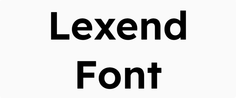 Lexend Font Download
