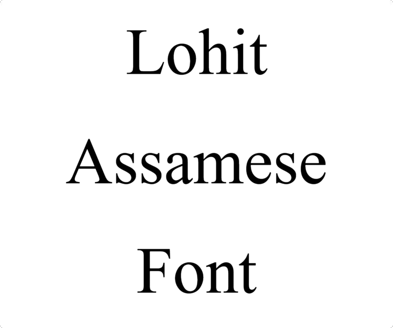 Lohit Assamese Font Download