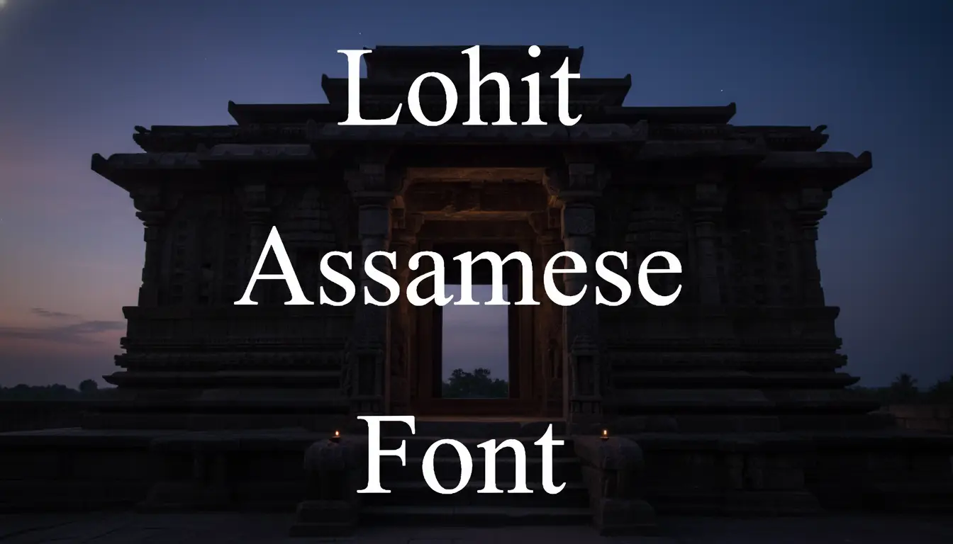 Lohit Assamese Font