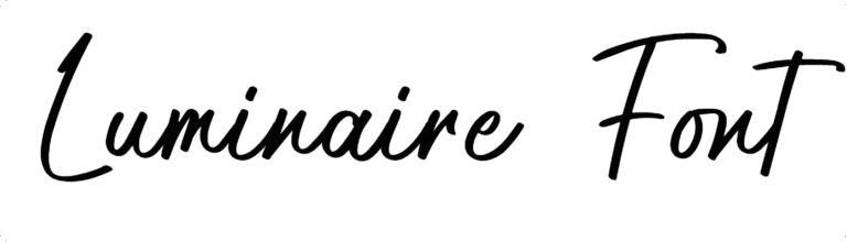 Luminaire Font Download