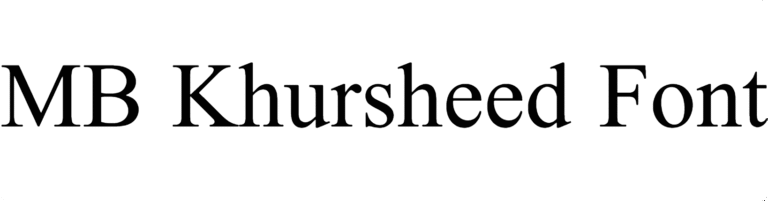 MB Khursheed Font Download