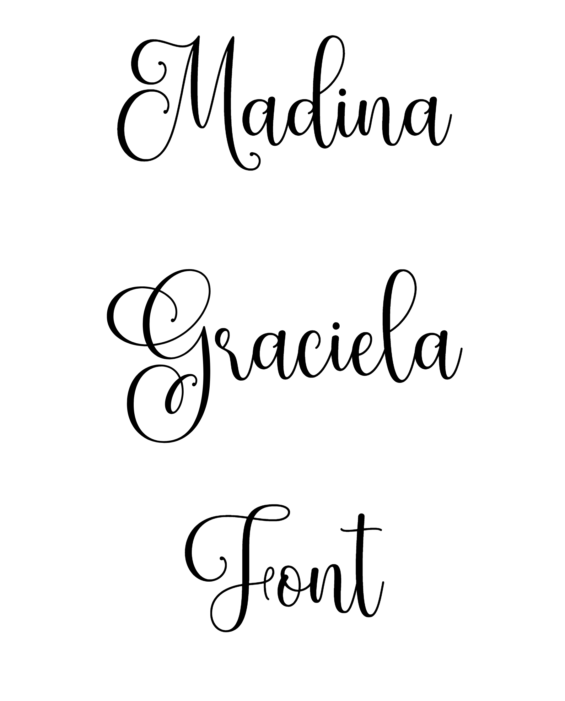 Madina Graciela Font Download
