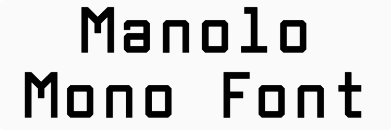 Manolo Mono Font Download