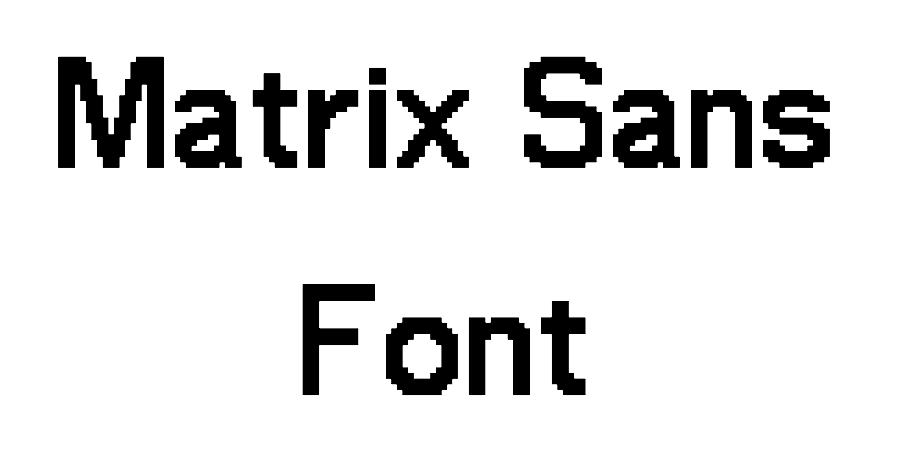 Matrix sa Font Download