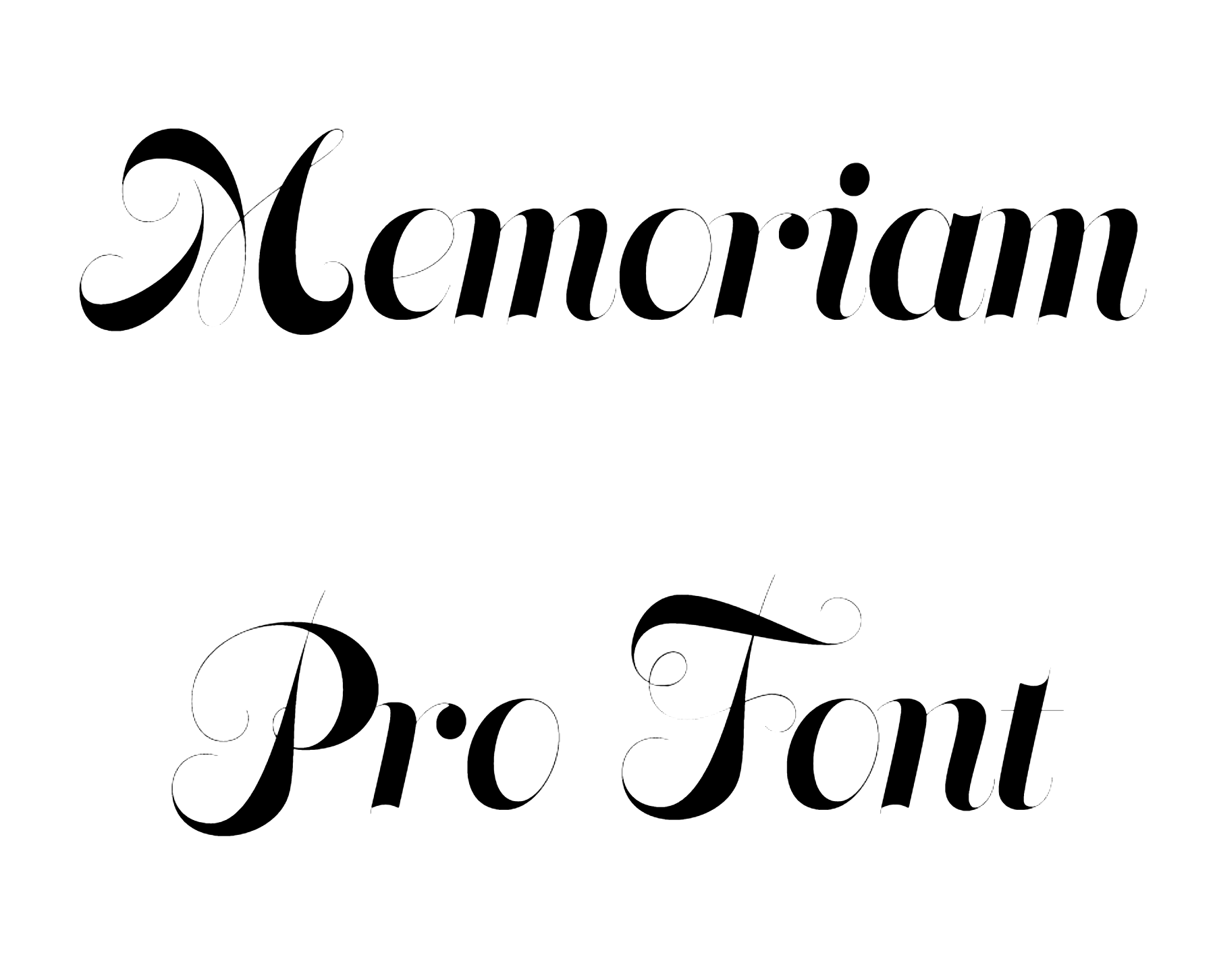 Memoriam Pro Font Download