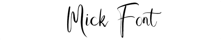 Mick Font Download