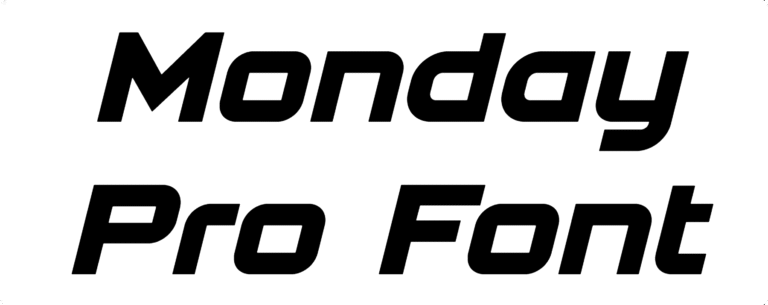 Monday Pro Font Download