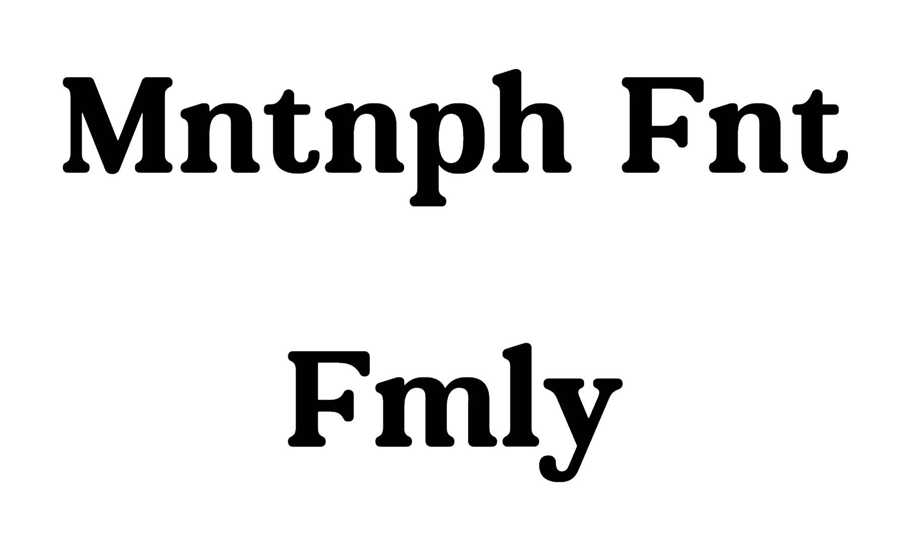 Montnapha Font Download