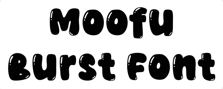 Moofu Burst Font Download